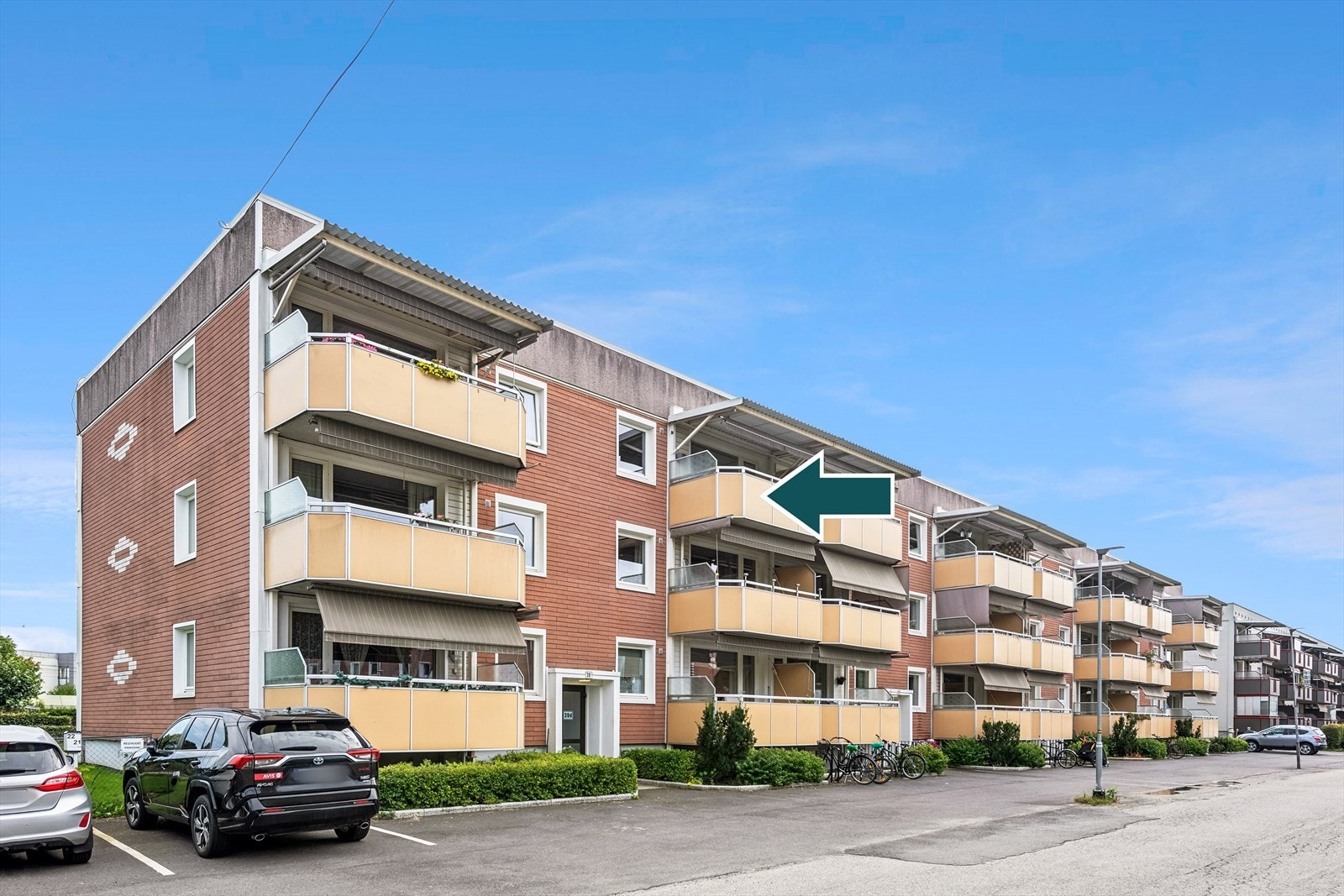 Leiligheten er beliggende attraktivt til i byggets 3.etasje. Galleribilde