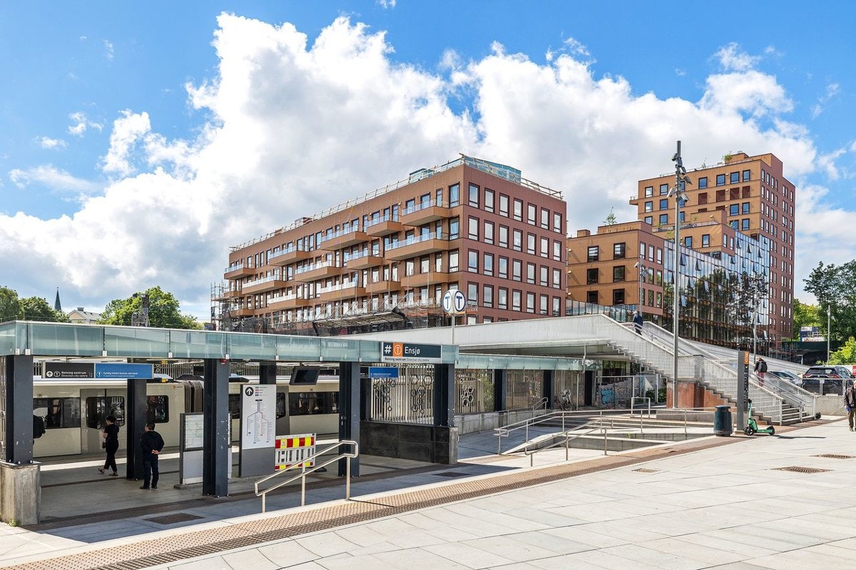 Ensjø t bane er en rask gåtur fra boligen Galleribilde