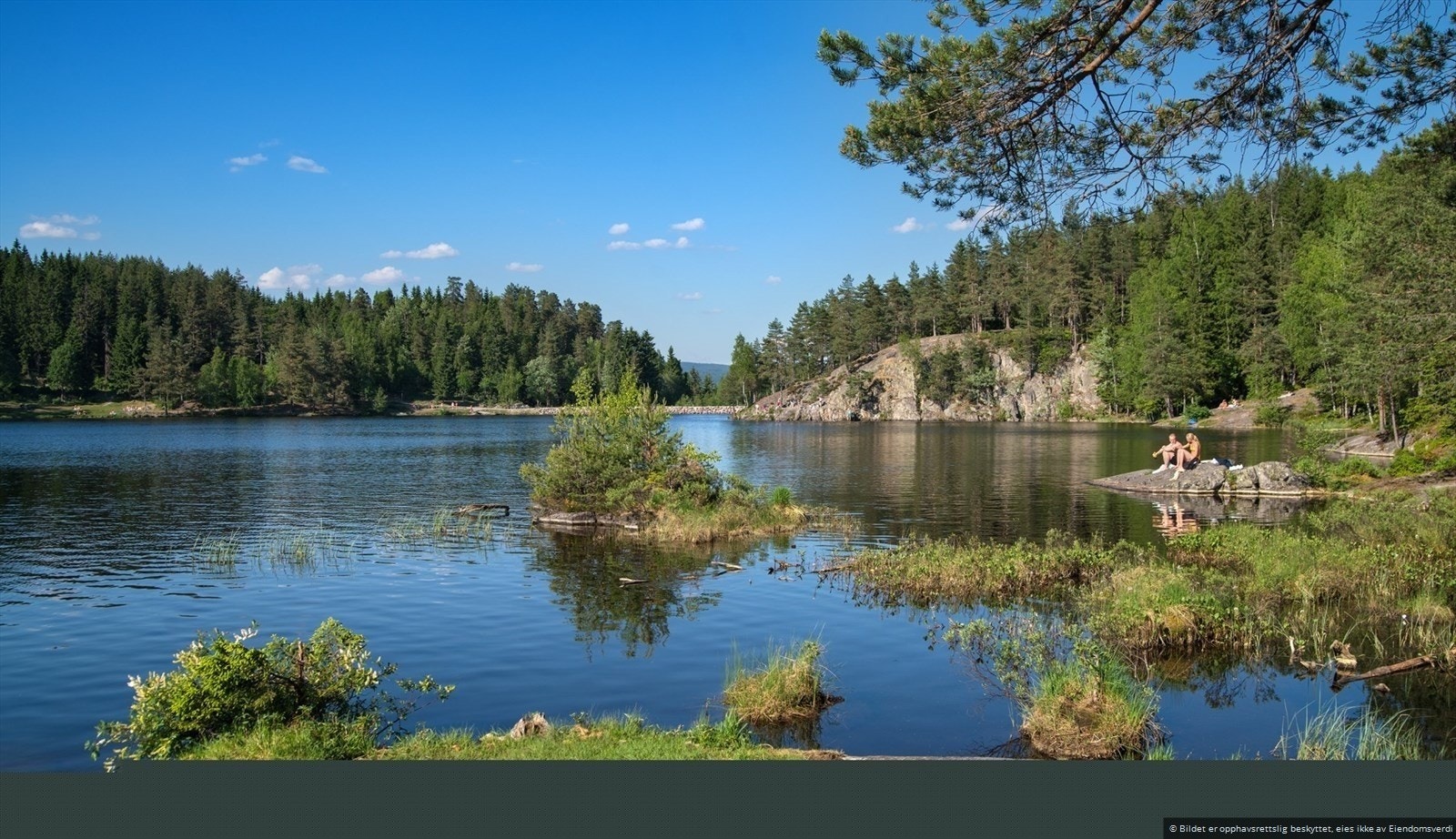 Idylliske Østernvann ligger en hyggelig spasertur unna Galleribilde