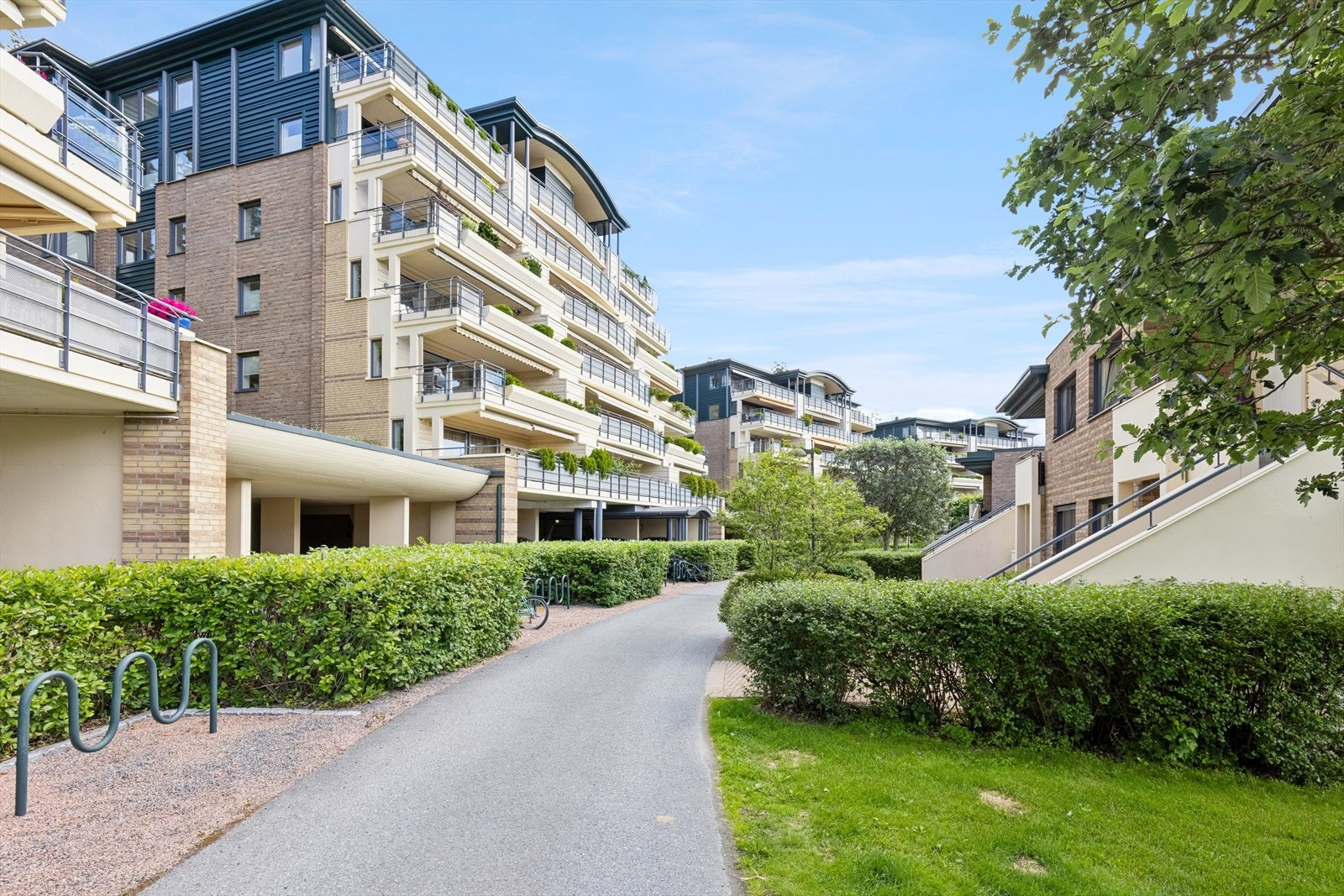 Området har trygge internveier Galleribilde