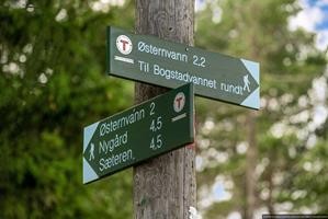 Mange merkede turstier i området. Galleribilde