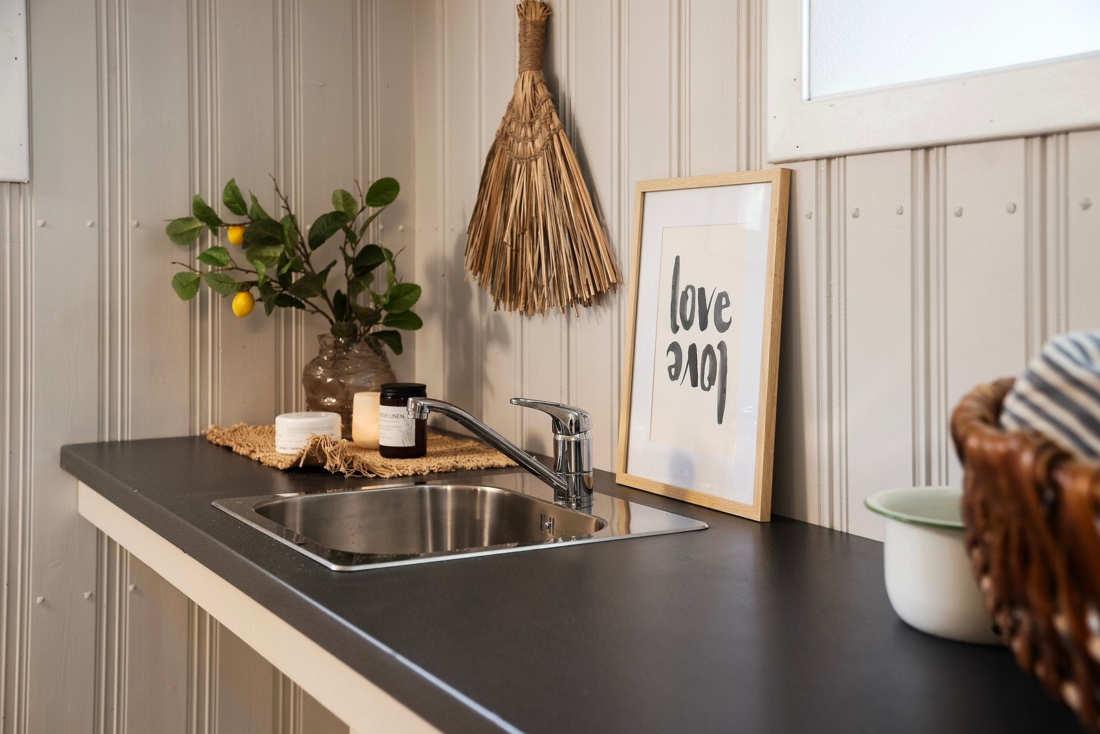 Vaskerommet er beliggende i kjelleren Galleribilde