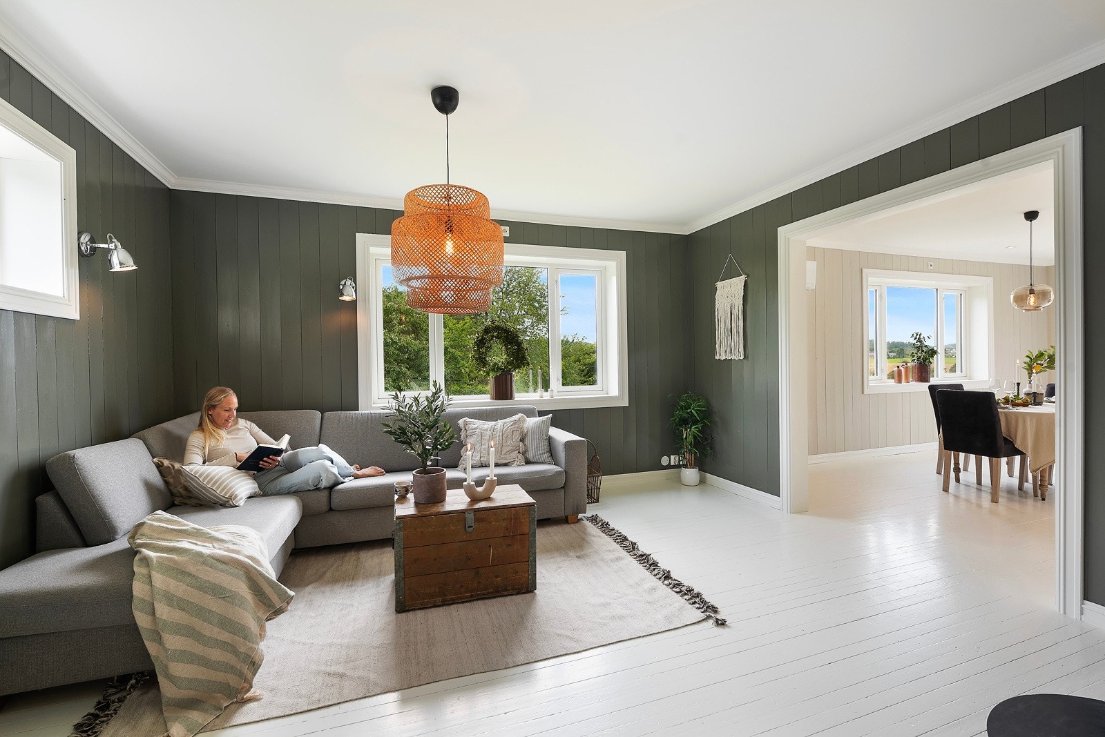 Her er det plass til at hele familien samles Galleribilde