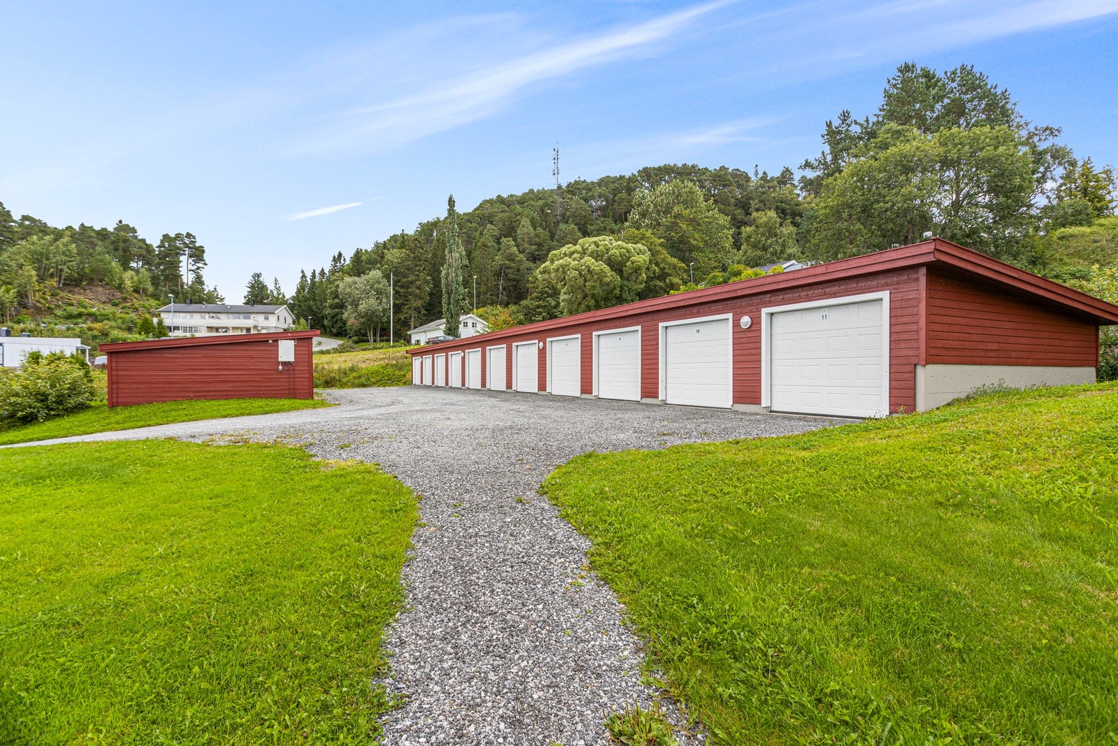 Parkering i garasje, samt oppstillingsplasser på borettslagets eiendom Galleribilde