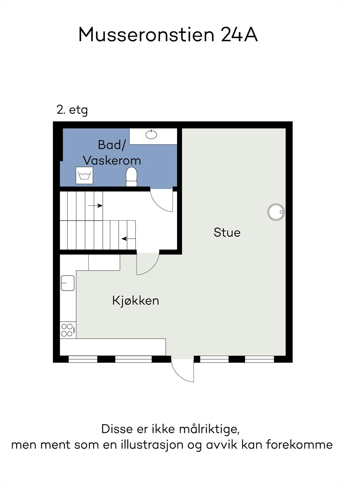 Plantegning 2 etg Galleribilde
