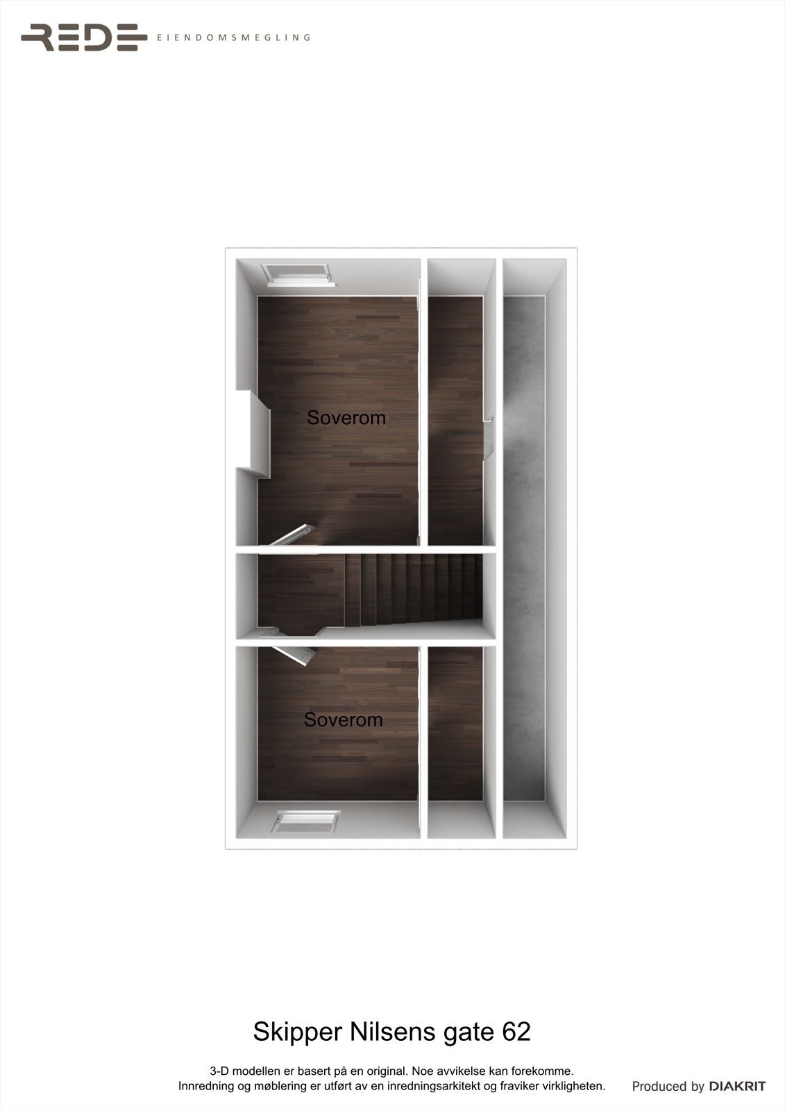 Planskisse loft Galleribilde