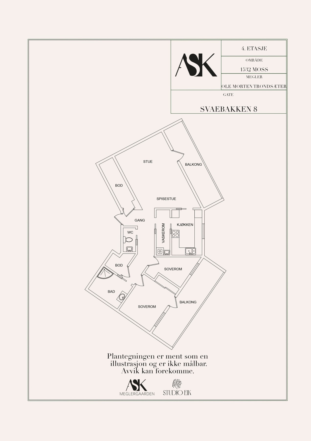 Plantegning Galleribilde