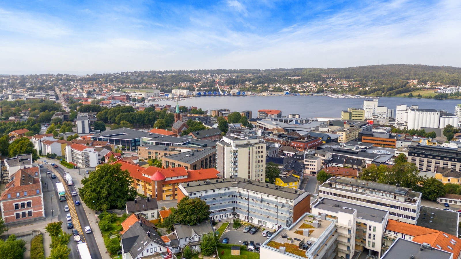 I Svaebakken 8 bor du midt i sentrumskjernen i Moss Galleribilde