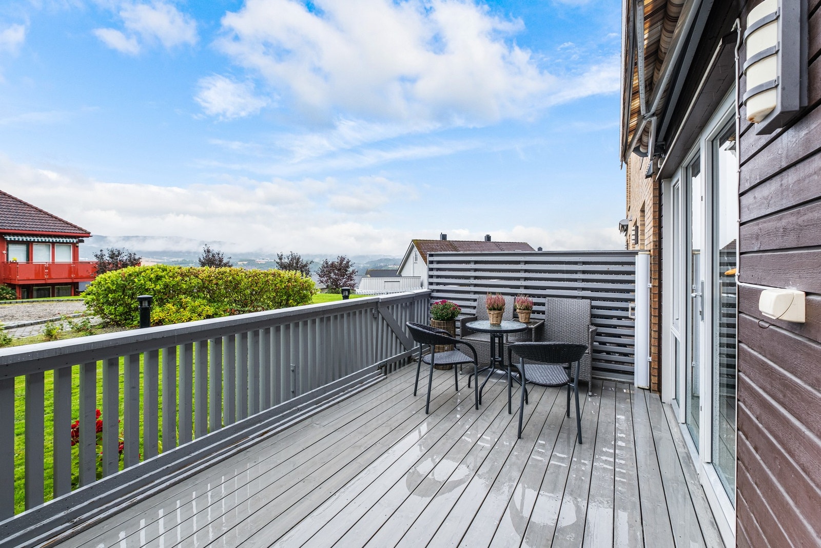 Stor balkong på 15,5 kvm. Galleribilde