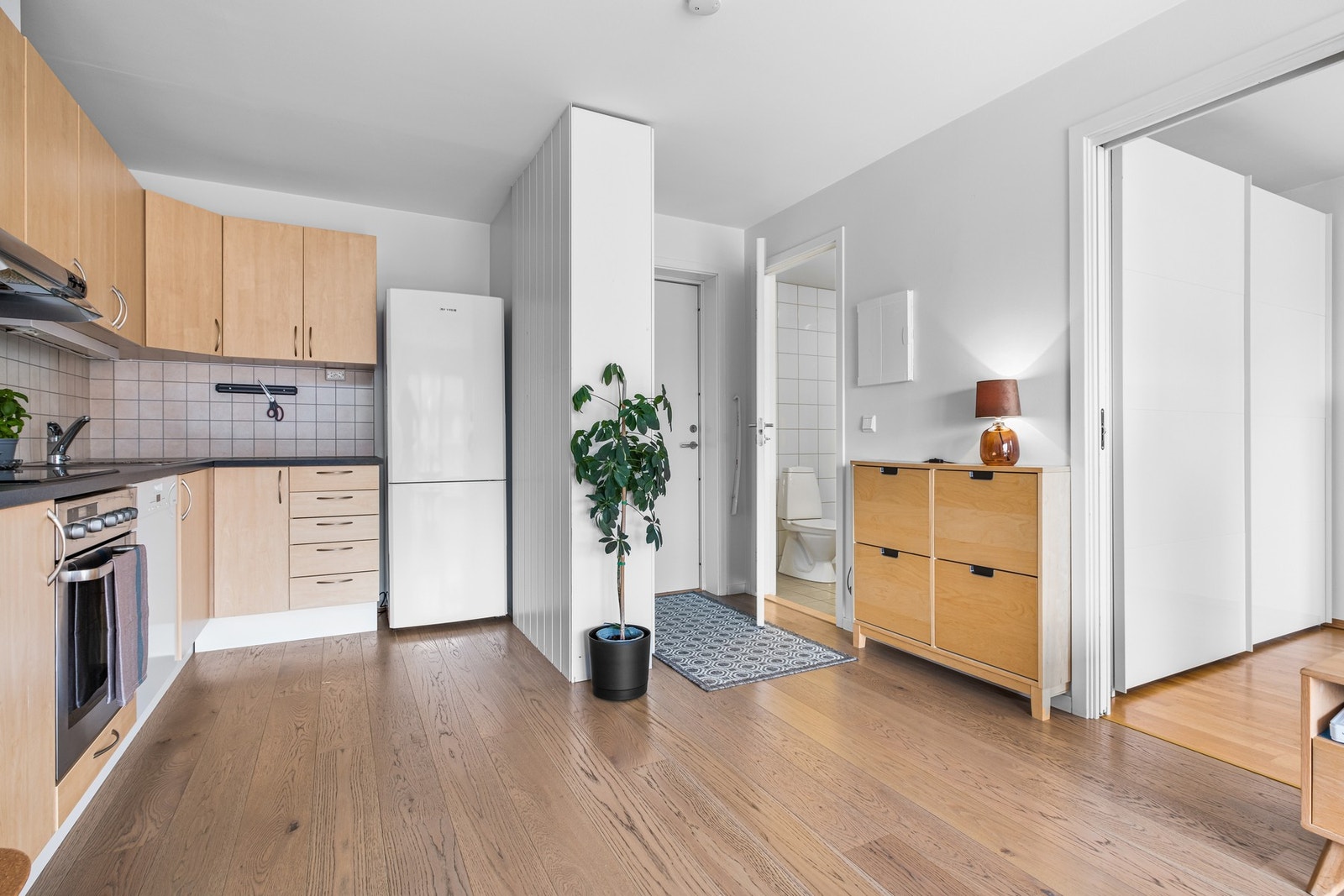 Leiligheten har balansert ventilasjon. Galleribilde