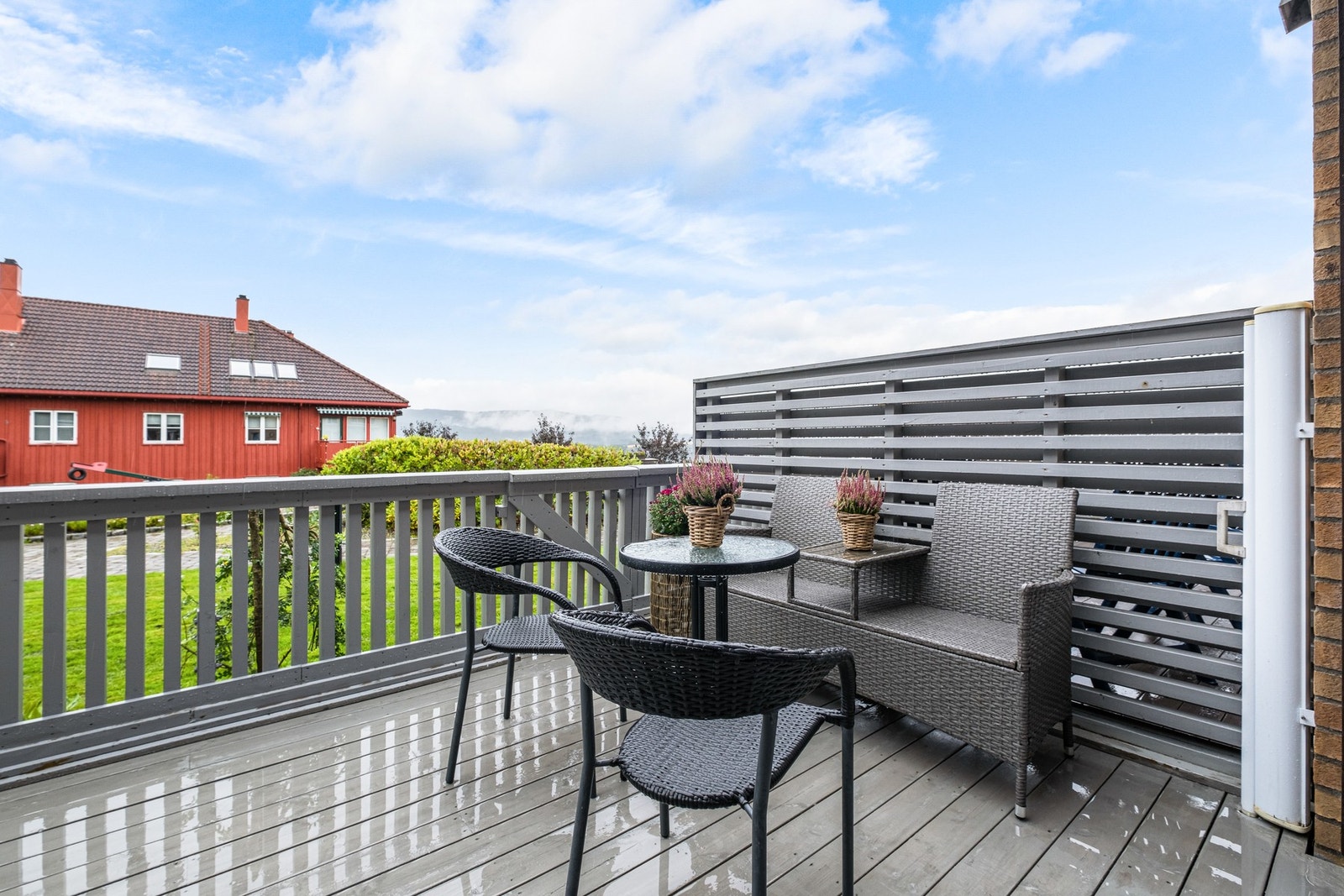 Stor balkong på 15,5 kvm. Galleribilde