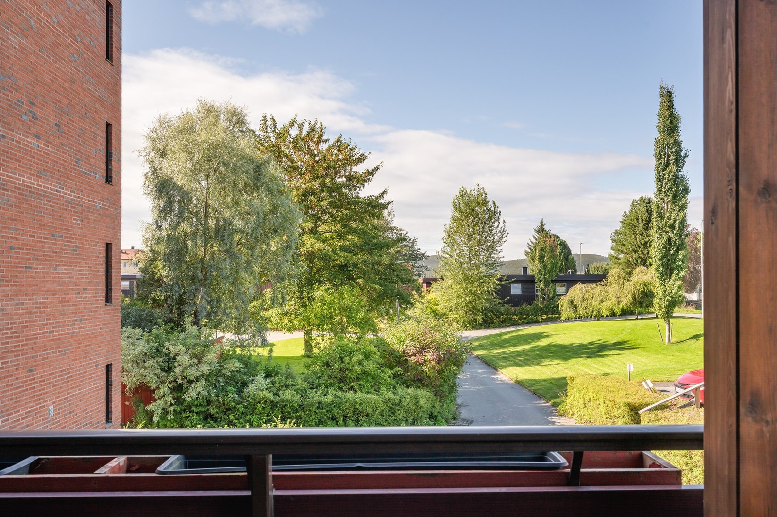Utsikt fra veranda Galleribilde