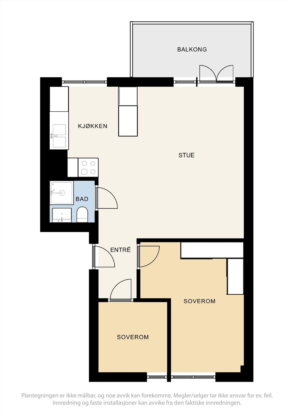 Plantegning - 3. etasje. Galleribilde