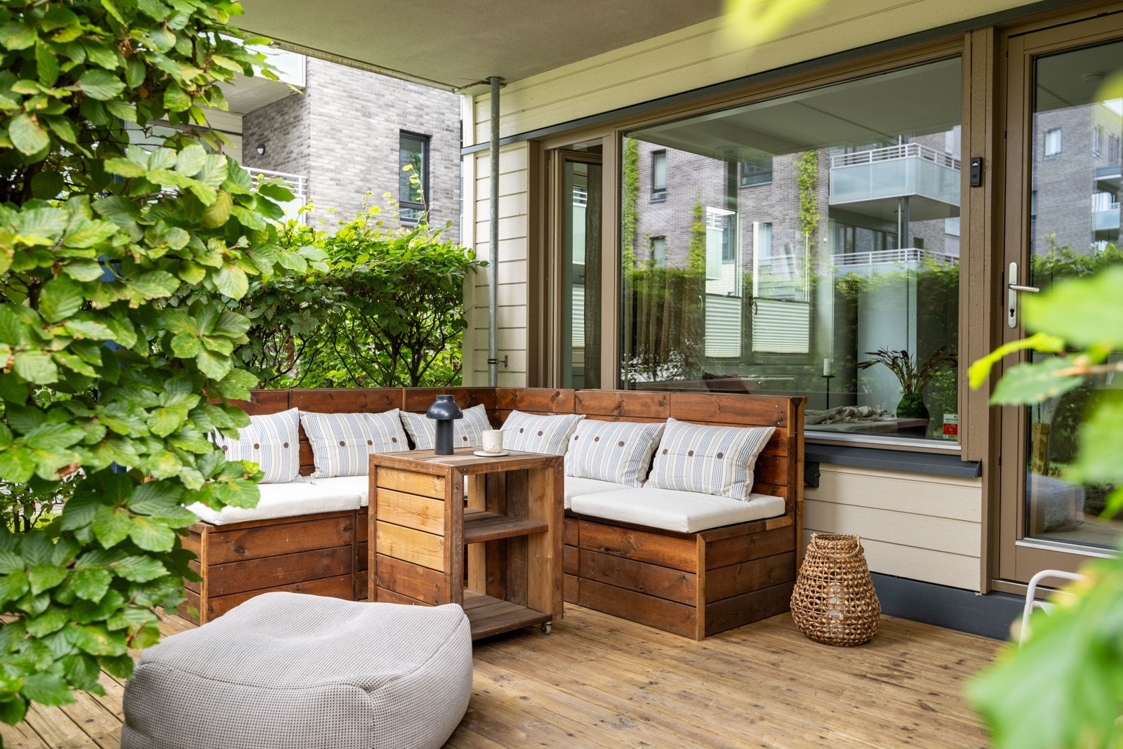 Terrassen er vendt mot rolige omgivelser. Galleribilde