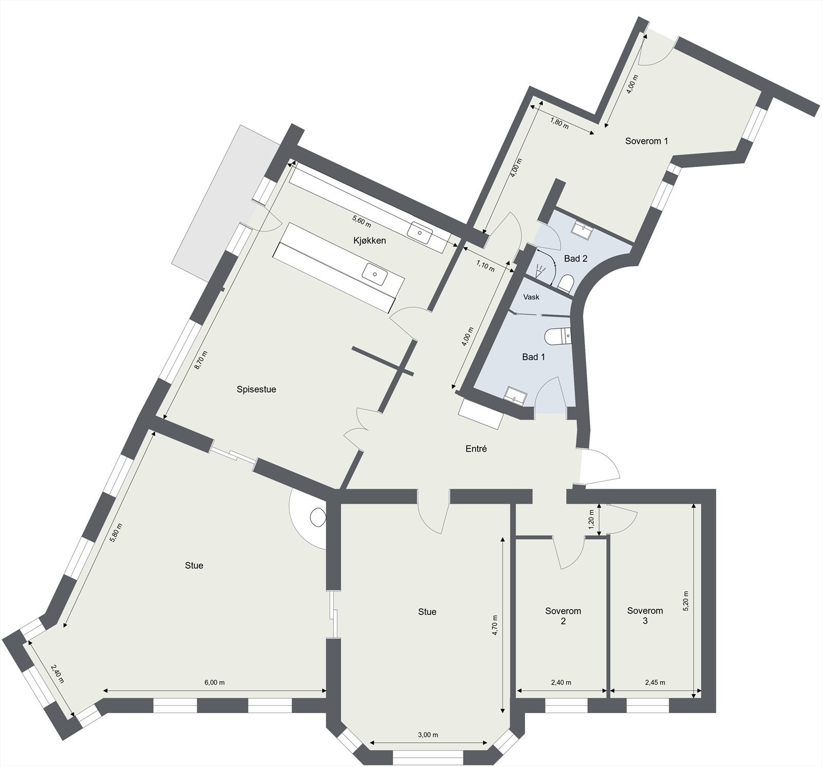 Plantegning. Galleribilde