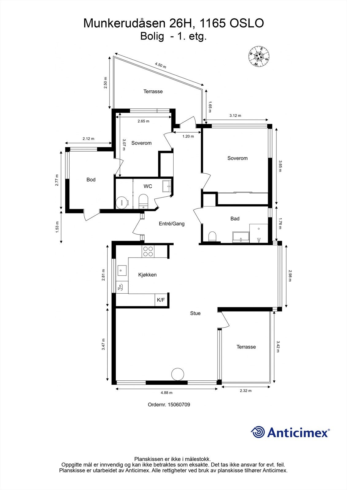 Plantegning Galleribilde