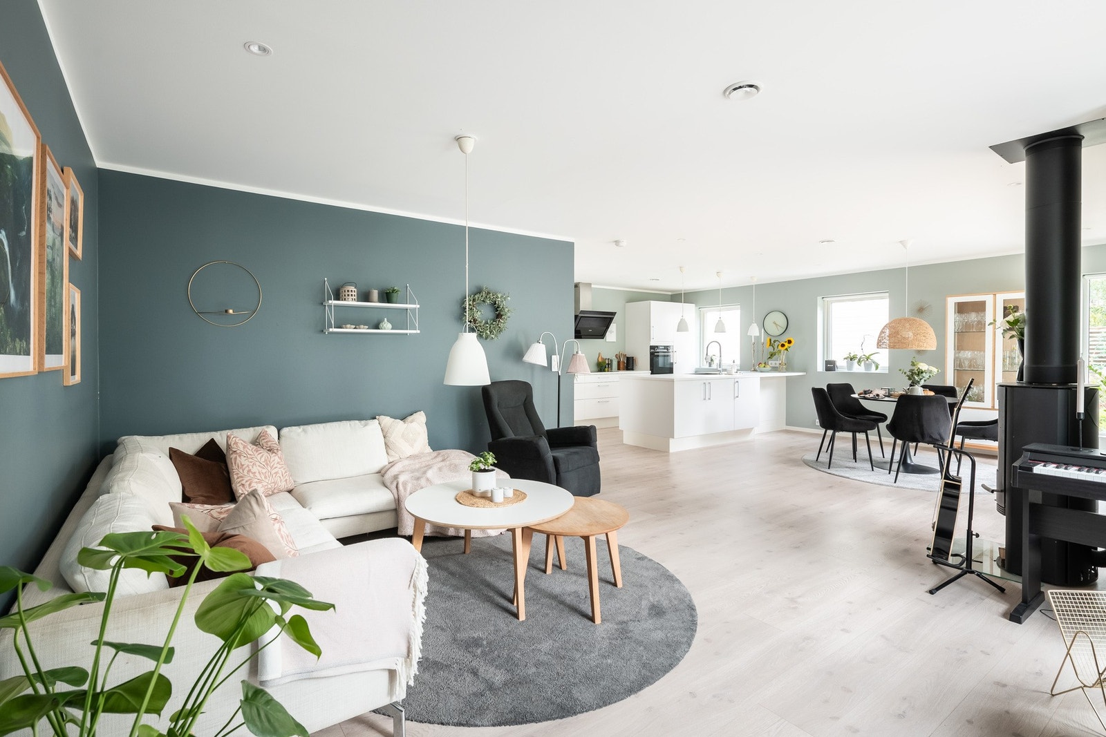 Et fint samlingsrom for familien. Galleribilde
