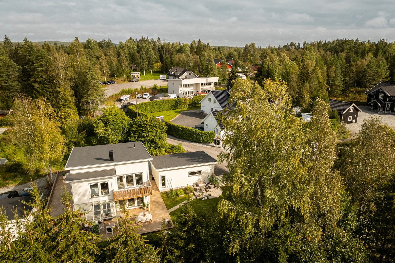 Stille og rolig nabolag. Galleribilde