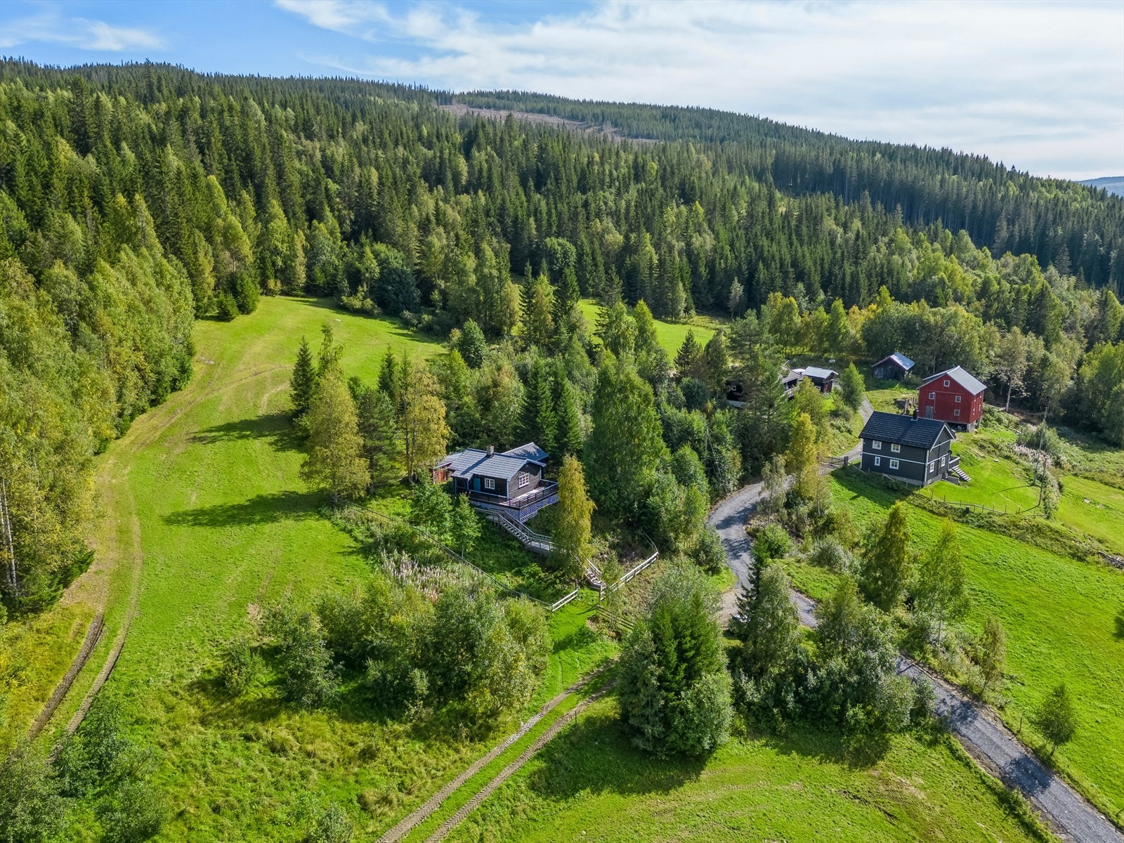 Her kan du puste ut og la hyttefreden senke seg i rolige, usjenerte omgivelser. Galleribilde