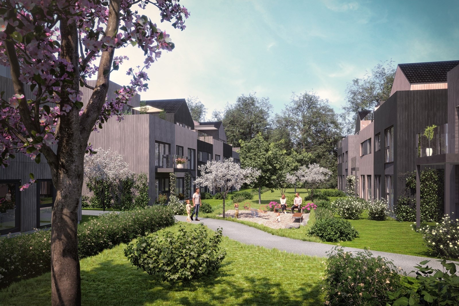 Illustrasjon over hvordan området kan bli Galleribilde