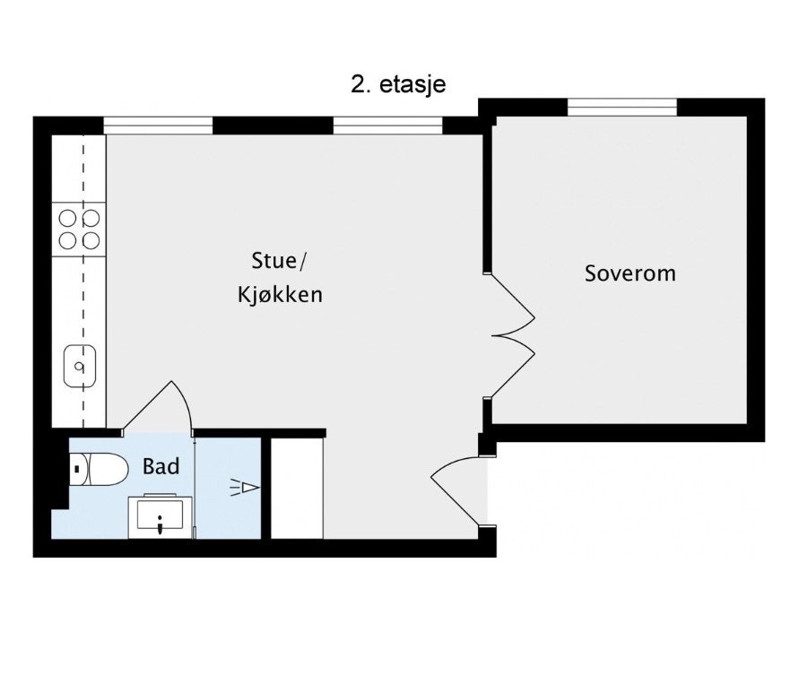 Plantegning Galleribilde