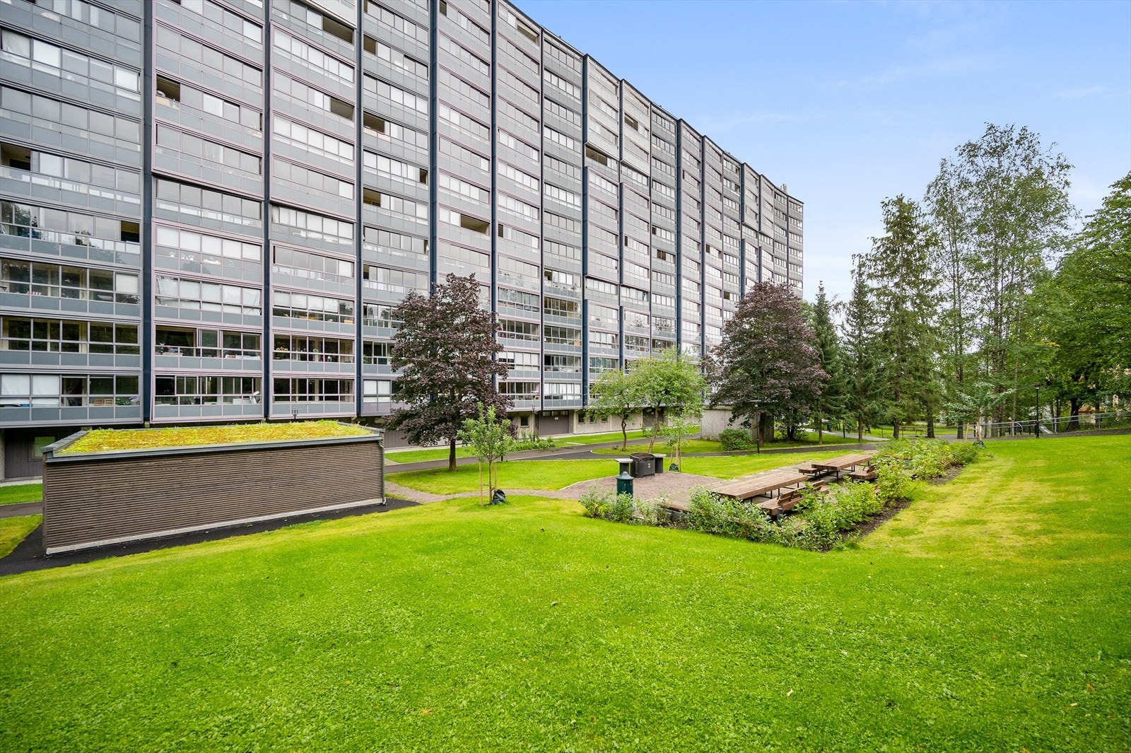 - Pent opparbeidet felles område - Galleribilde