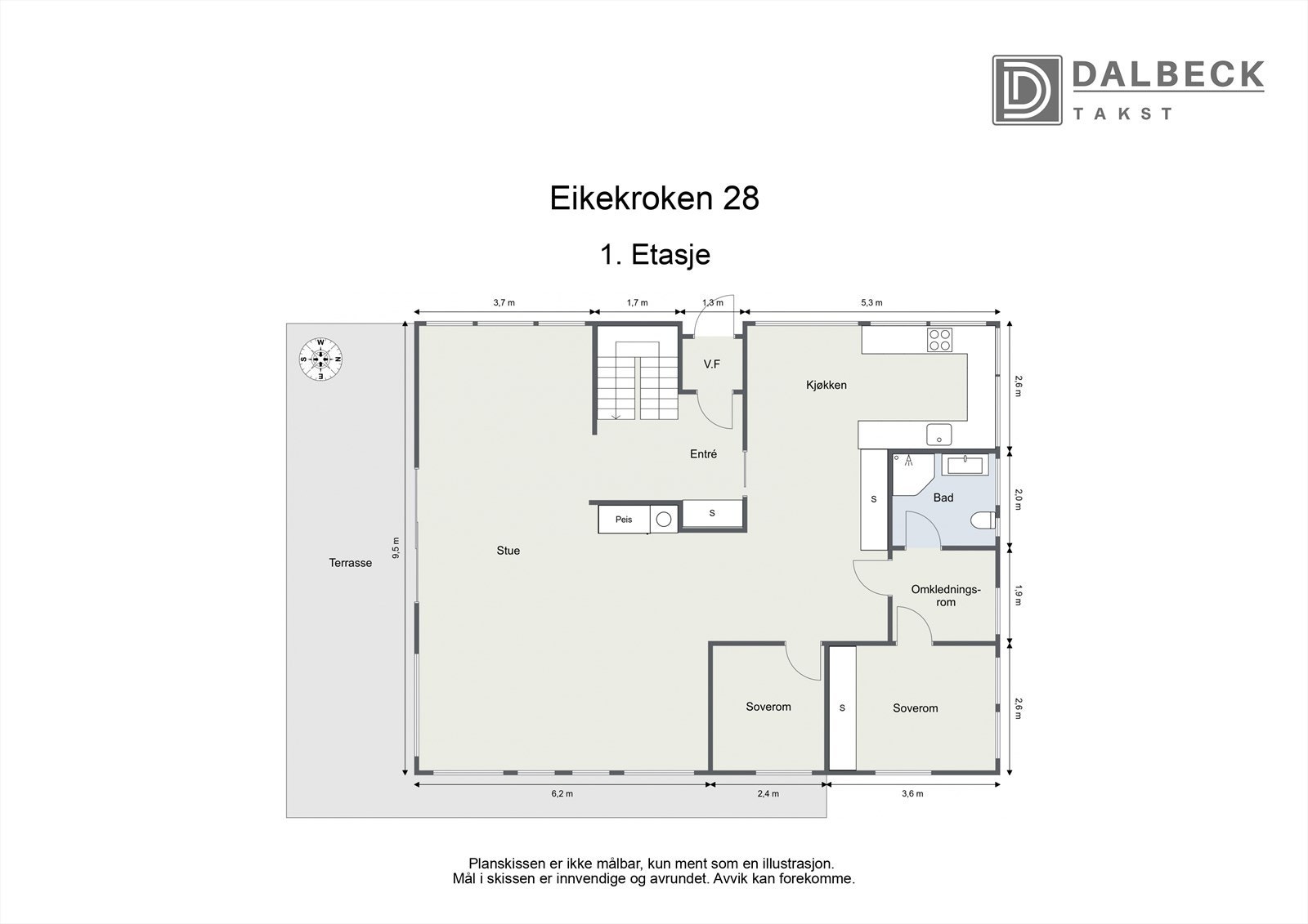PLANTEGNING 1. ETASJE Galleribilde