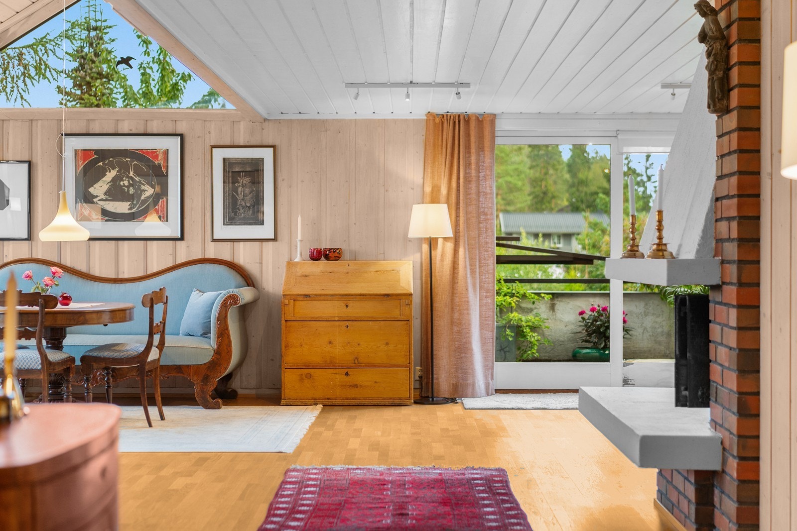 Grønt og fint utsyn fra vinduene. Galleribilde