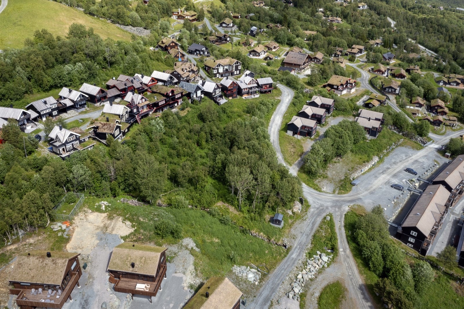 Oversiktsbilde som viser både felt 1 og 2 Galleribilde