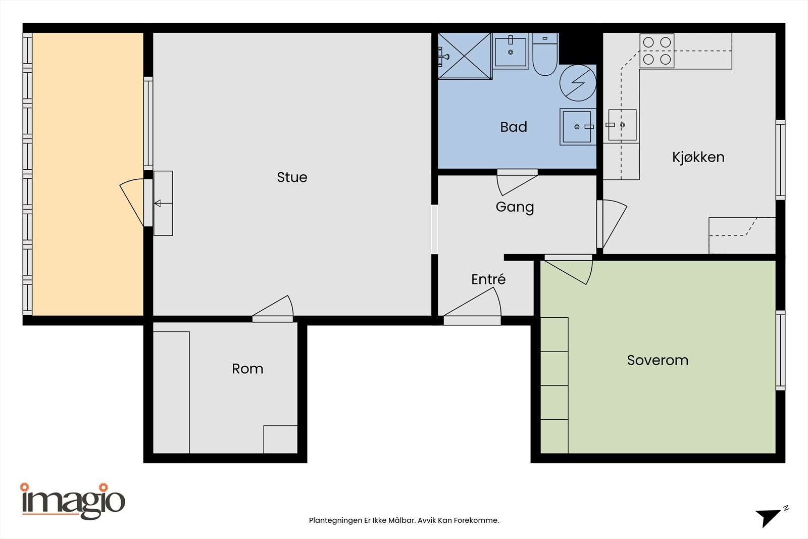 Plantegning Galleribilde
