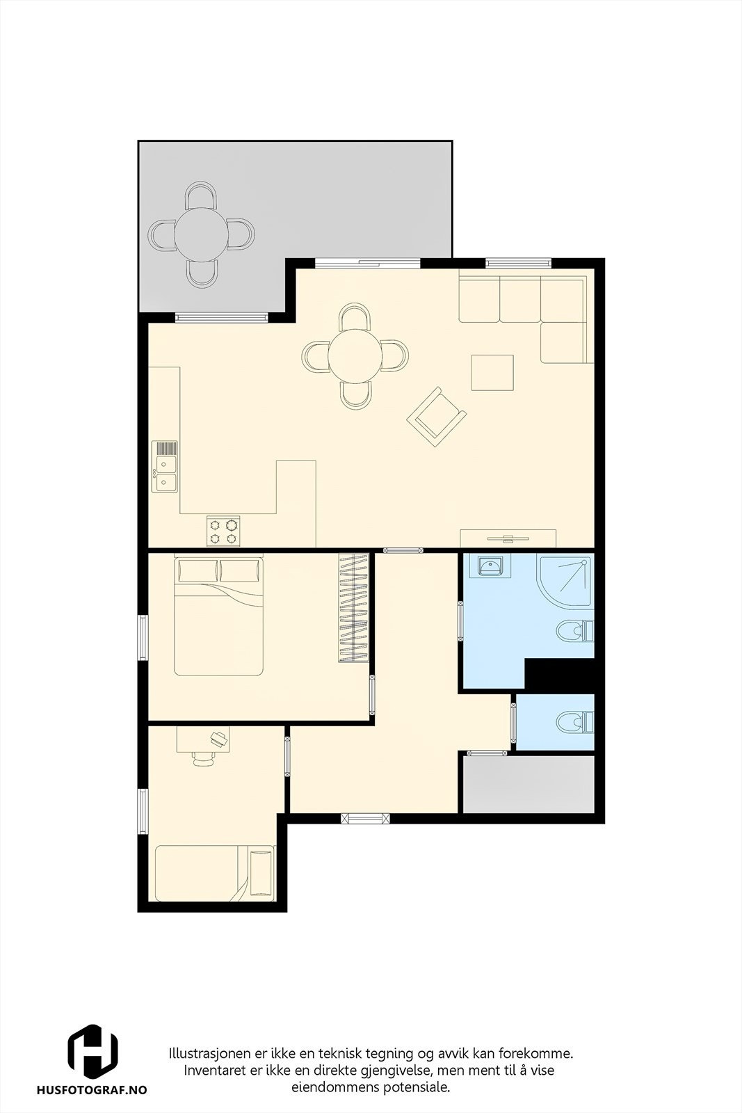 Plantegning Galleribilde