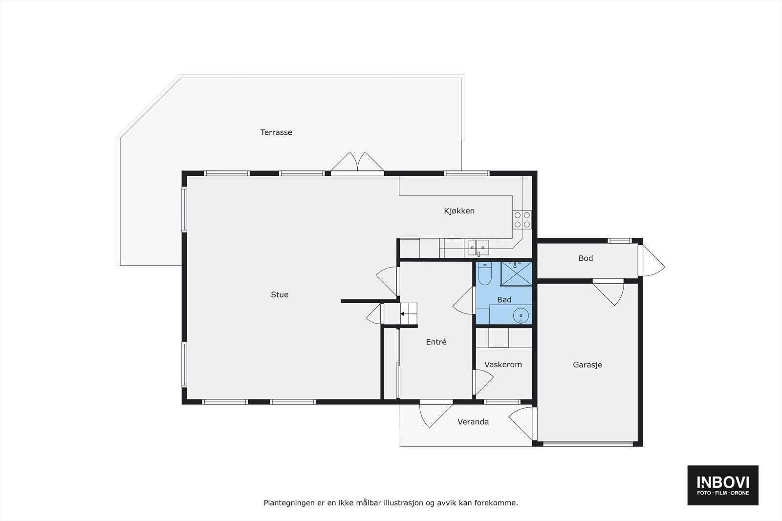 Plantegning hovedetasje Galleribilde