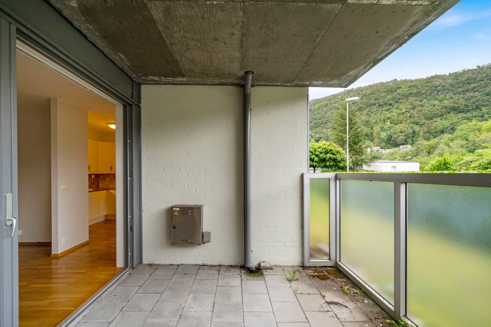 Terrassen ligger syd-østvendt. Galleribilde