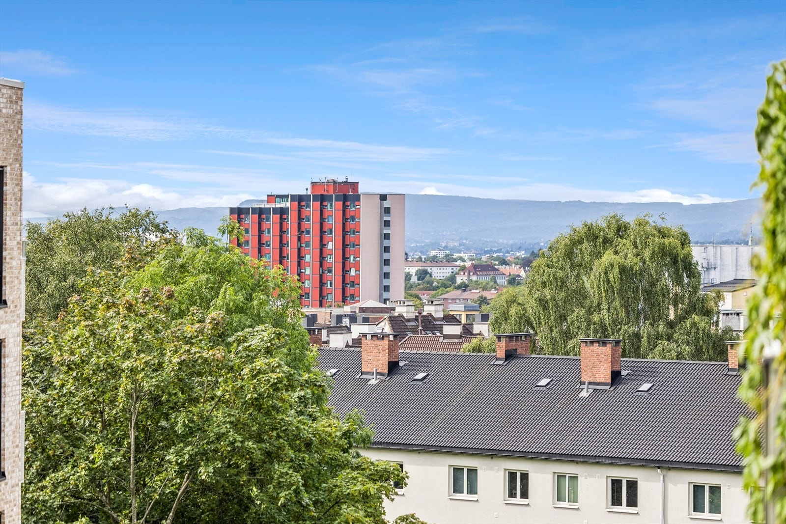 Pen og fritt utsyn fra balkongen. Galleribilde
