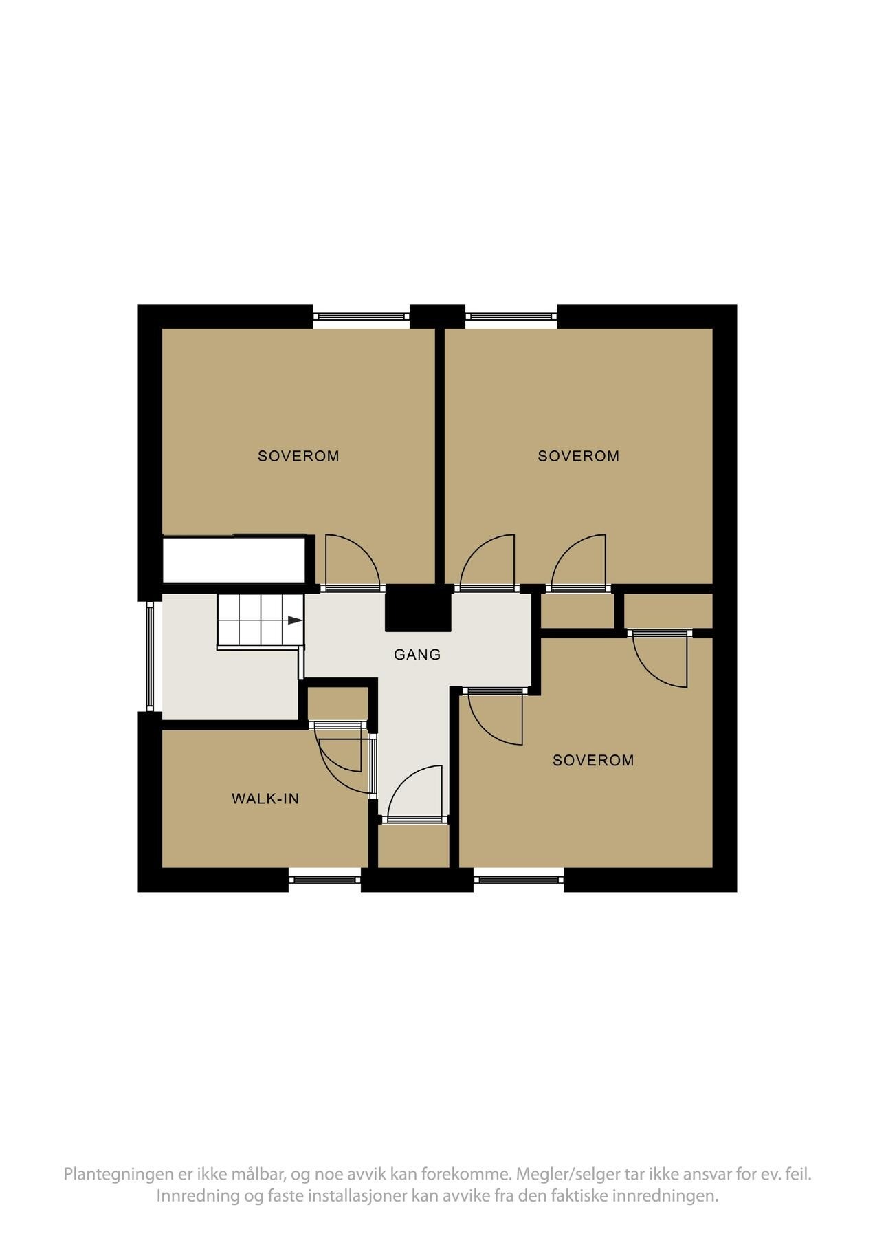 Planskisse loft Galleribilde