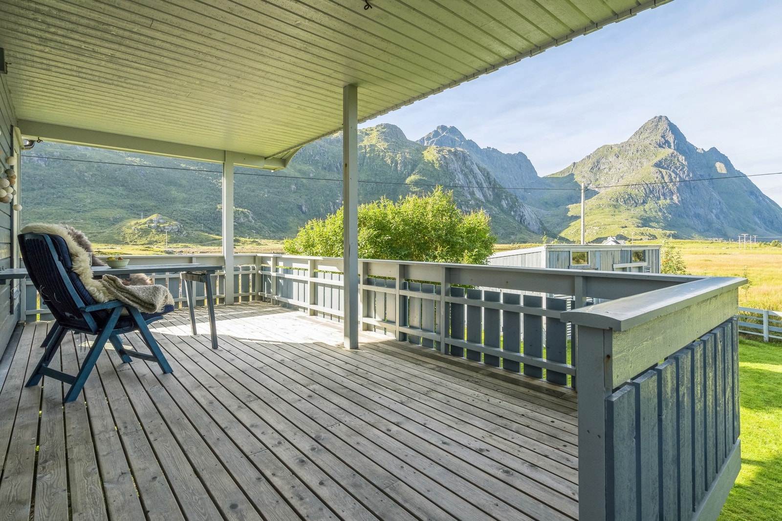 Flott utsikt mot de naturskjønne omgivelsene. Galleribilde