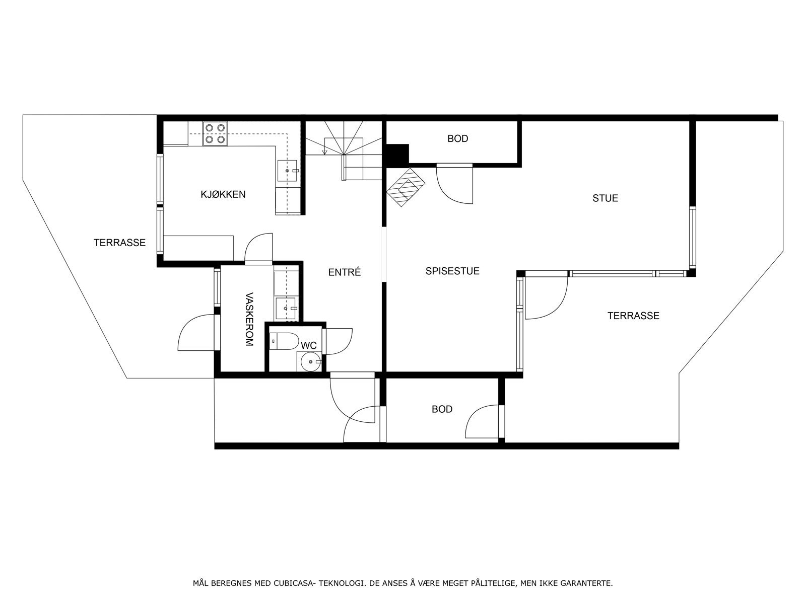 Veiledende planskisse 1. etasje. Galleribilde