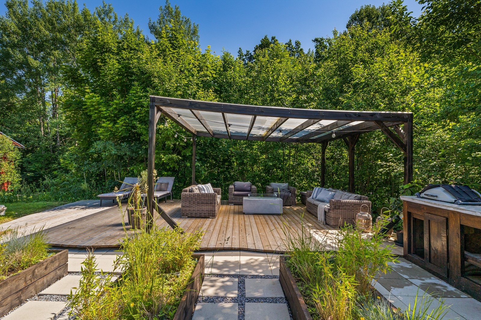 Hagens mangfold og godt planlagte beplantning skaper også en lun og usjenert atmosfære. Galleribilde