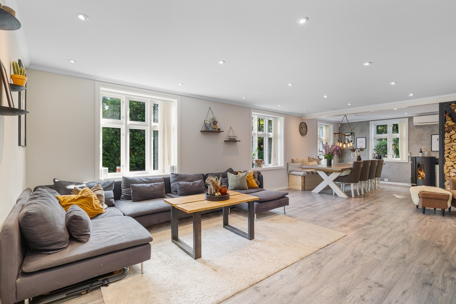 Det er fokusert på moderne og åpne løsninger. Galleribilde