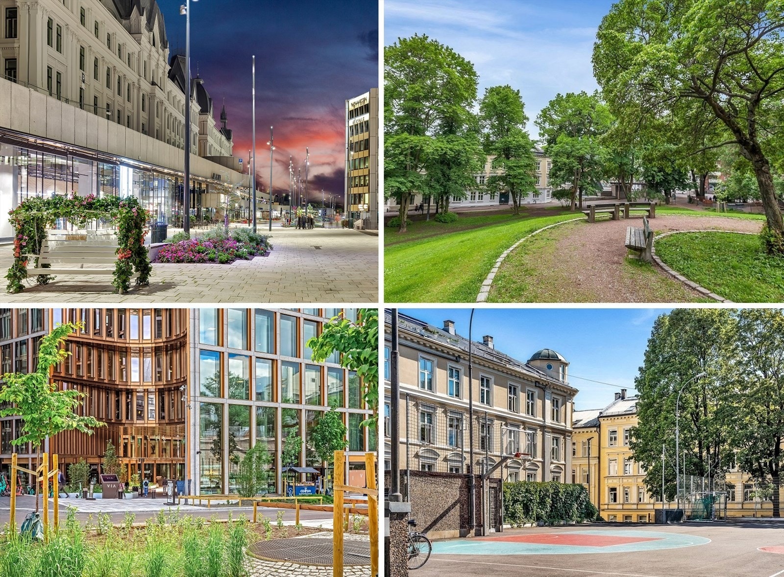 Umiddelbar nærhet til park og ballplass samt Vikaterrassen og Via Vika med flere butikker og restauranter. Galleribilde
