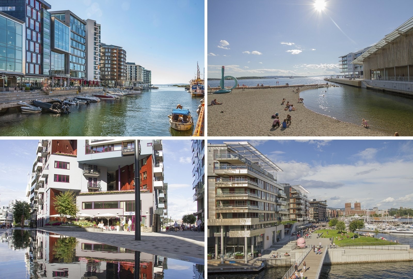 Kort vei til Tjuvholmen/Aker Brygge med flere av byens mest populære restauranter og serveringssteder samt buss- og taxiholdeplass. Galleribilde