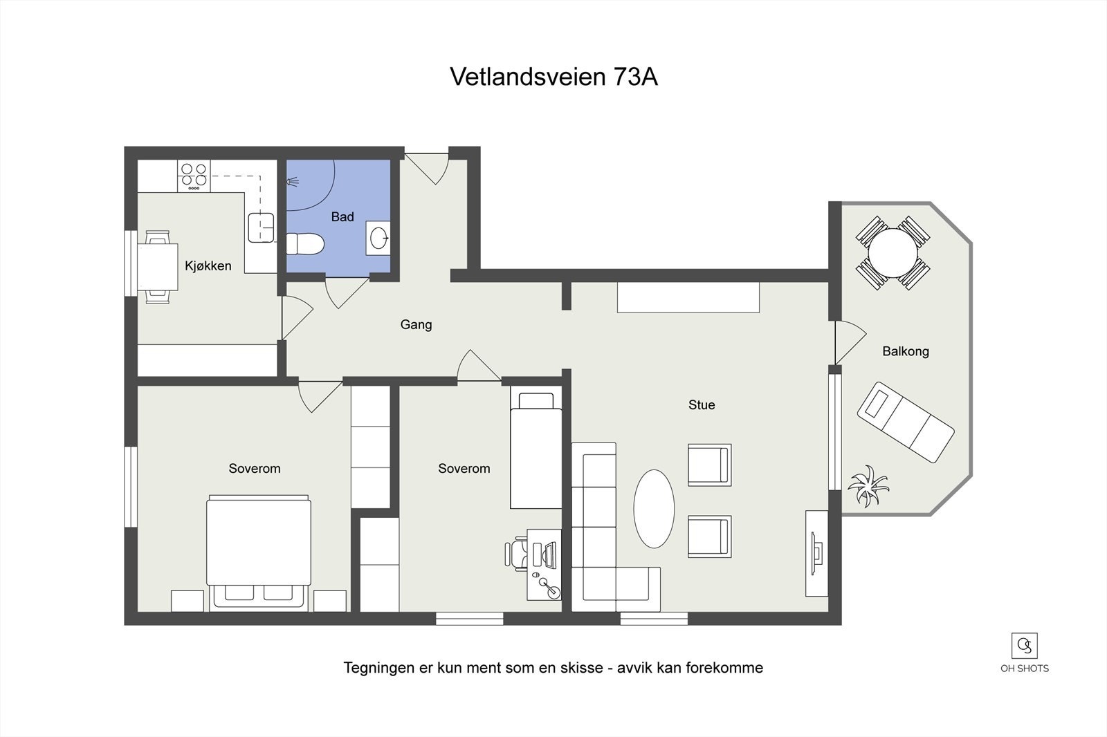 Plantegning Galleribilde