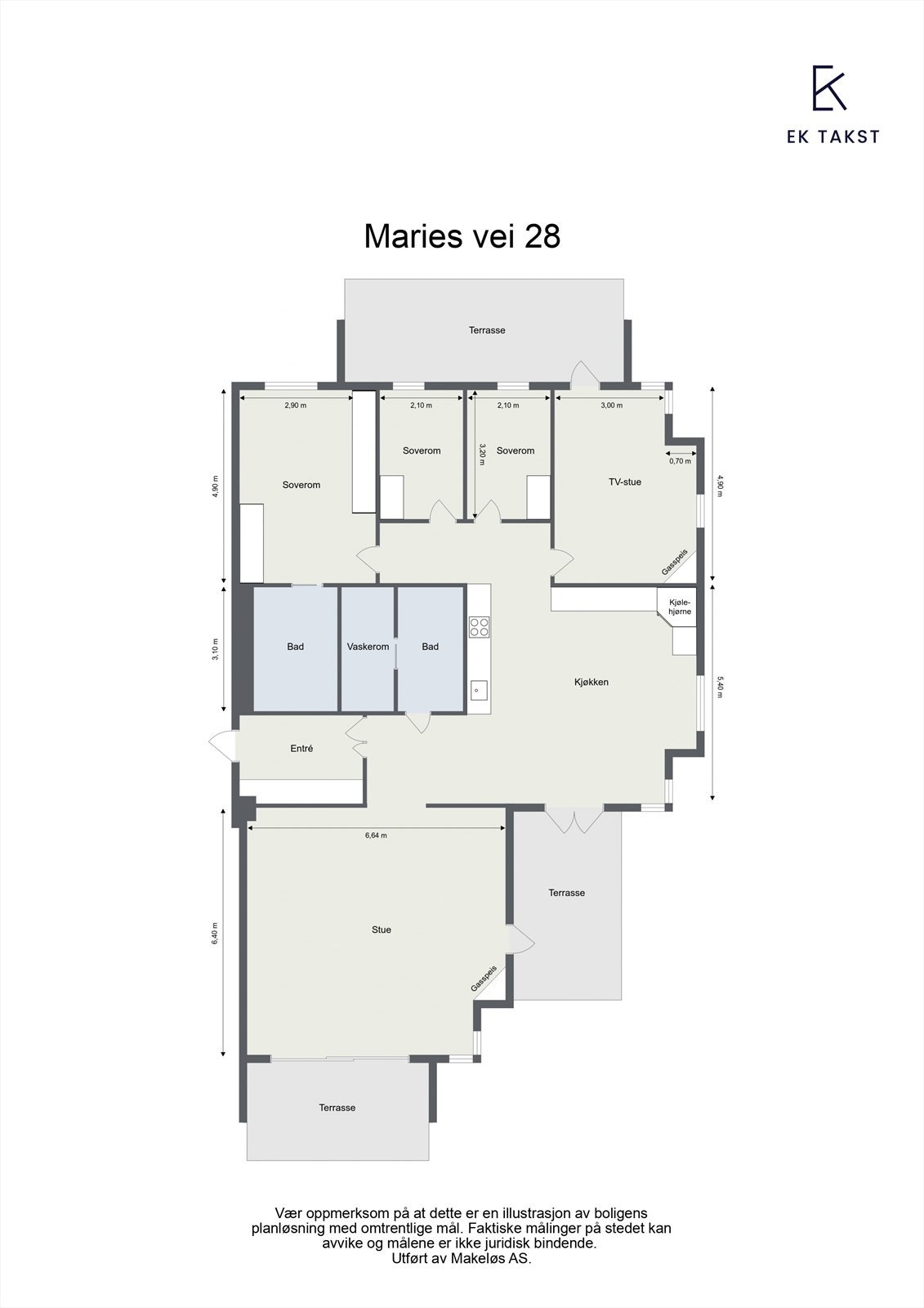 Maries vei 28 - 3 etasje. Galleribilde