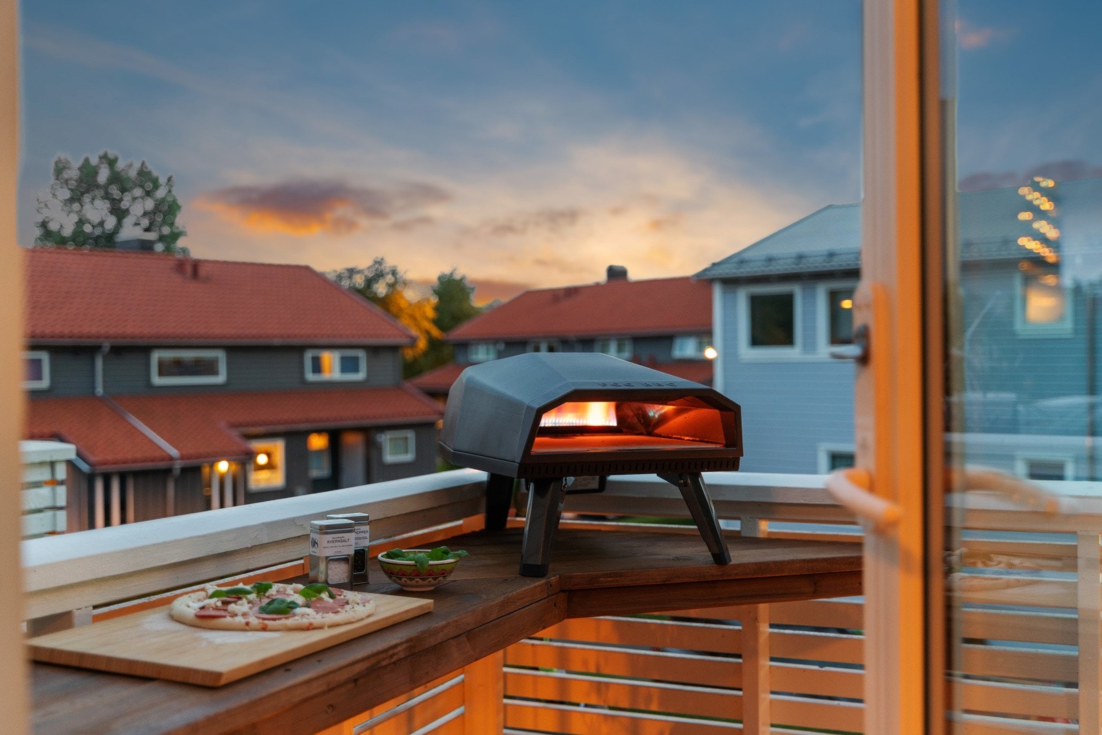 Kveldsbilde | Balkong Galleribilde