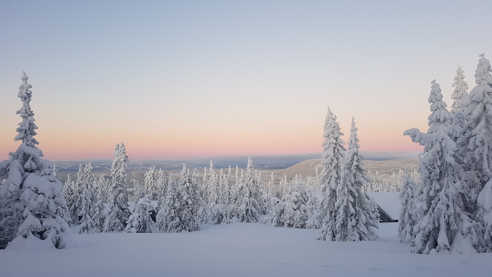 Vinterstemning Galleribilde