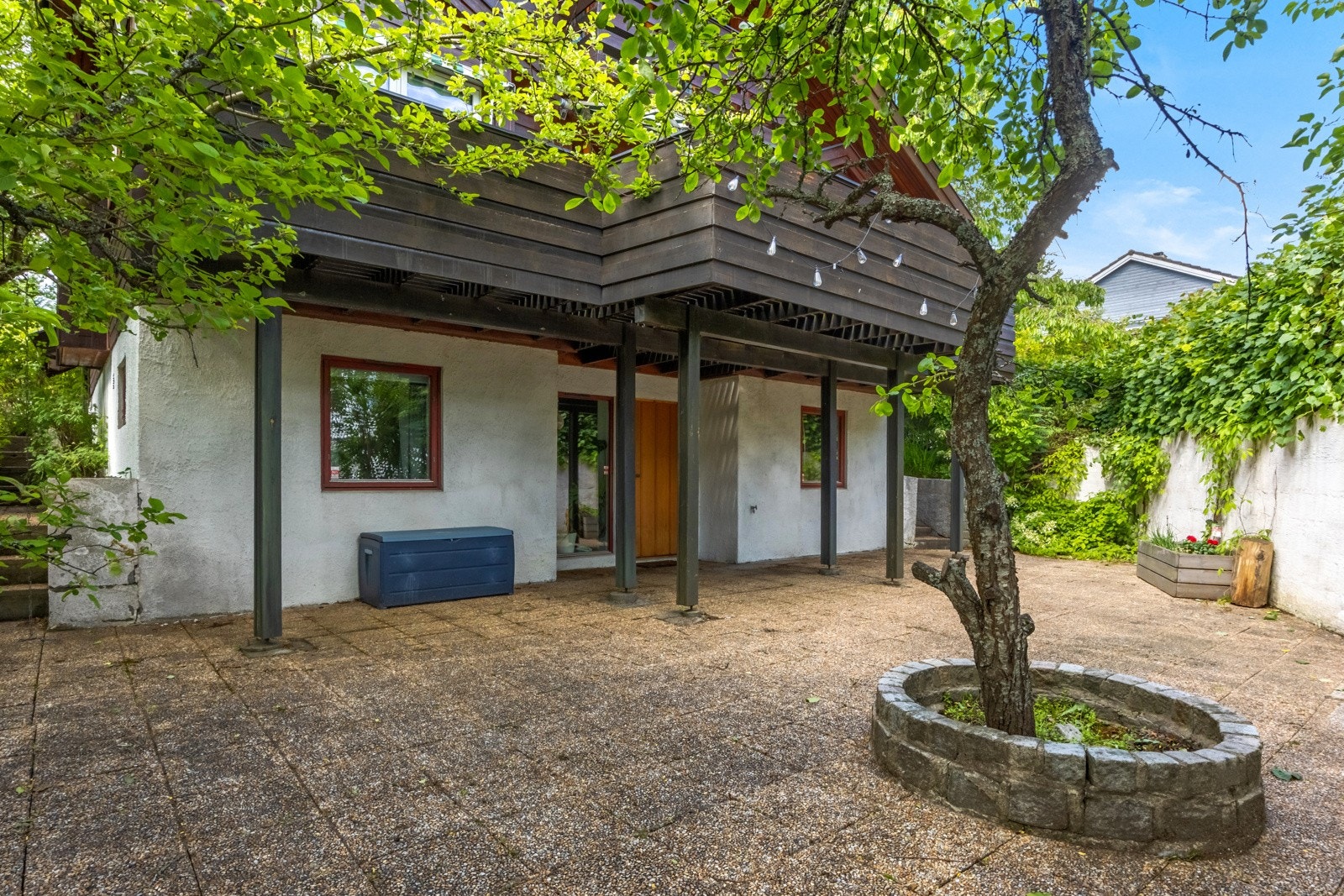 Hellelagt markterrasse på herlige 90 kvm. Galleribilde