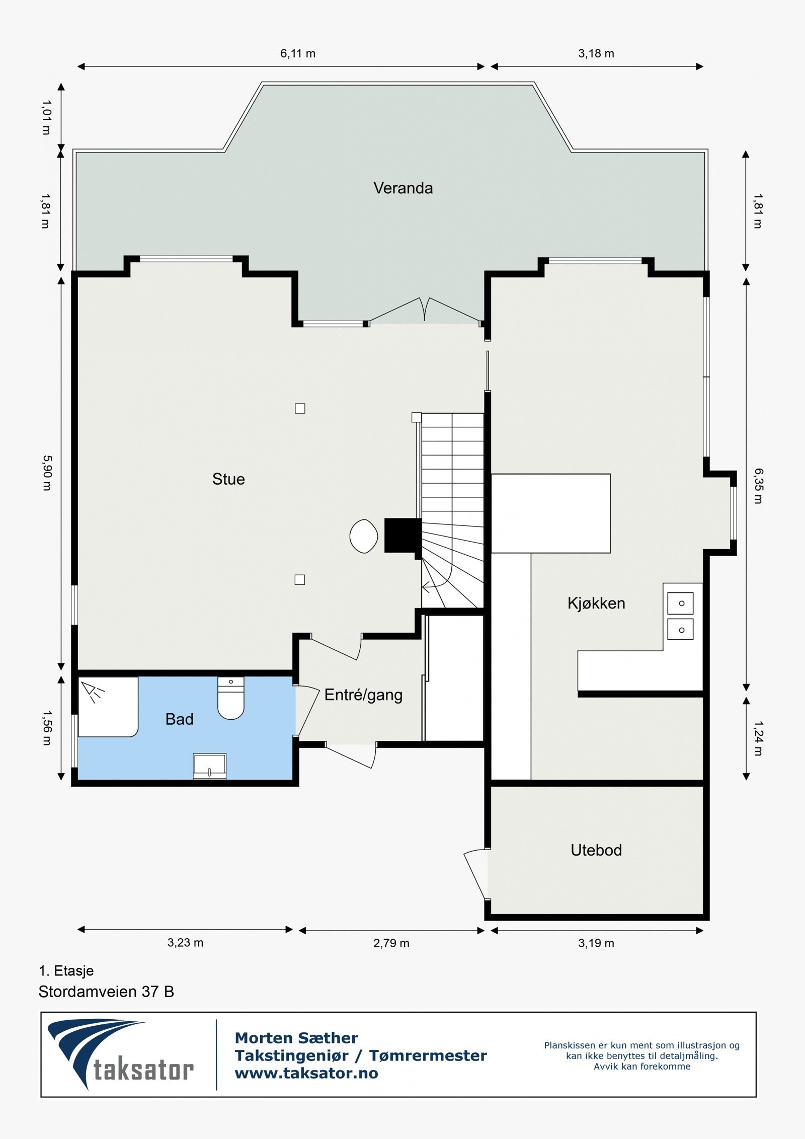Plantegning - Første etasje Galleribilde