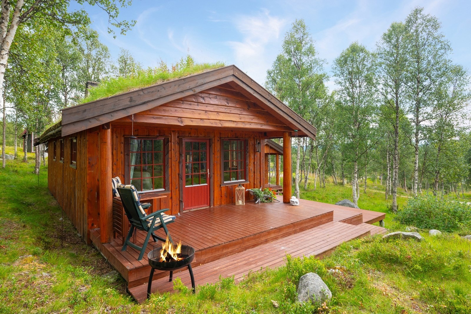 Pen og trivelig hytte fra 2003. Galleribilde