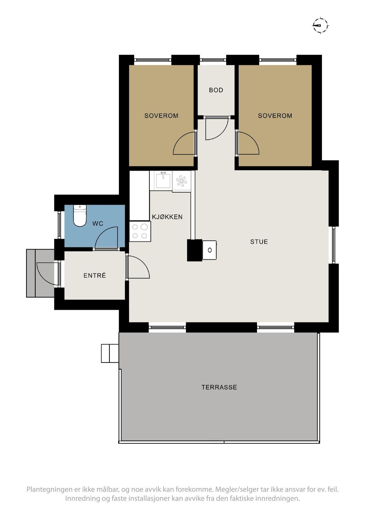 Plantegning Galleribilde