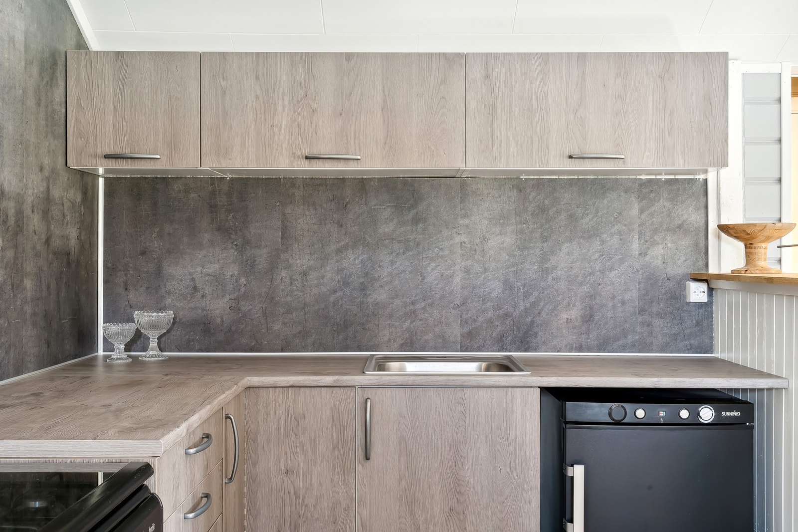 Praktisk og delikat kjøkken Galleribilde